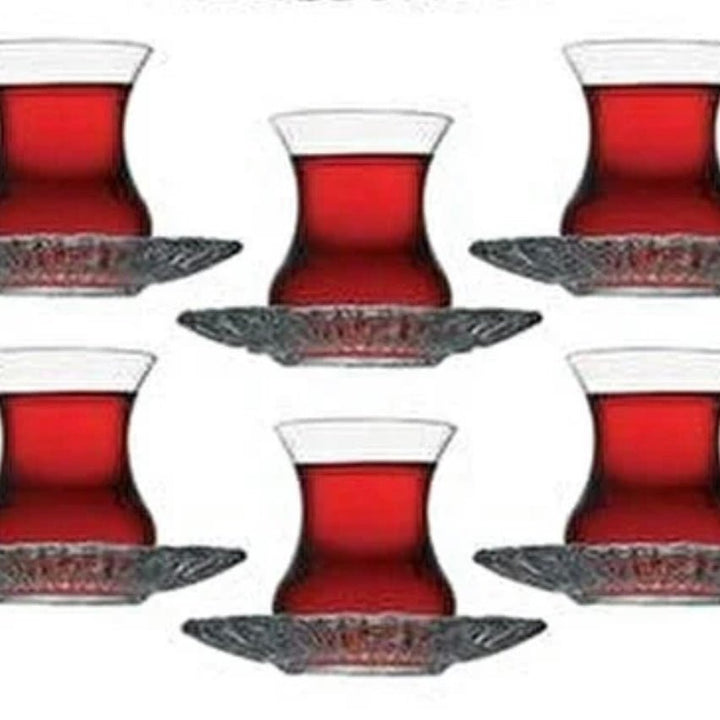 Aurora Teglassæt 12 Dele 155 ml. fra Pasabahce - Løven Home