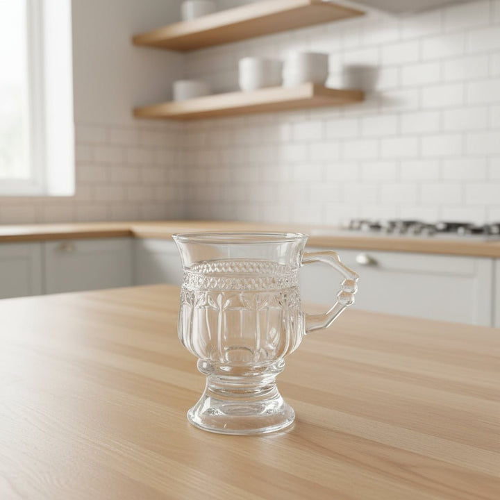 Aysima - Glaskrussæt - 130 ml | Glas | Transparent | 6 stk. | 3 varianter - Løven Home