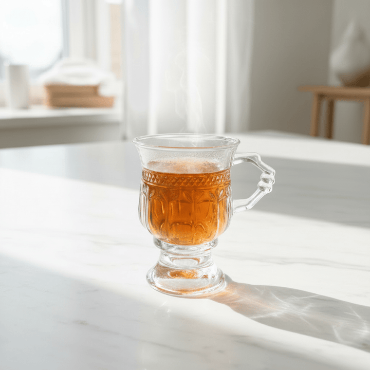 Aysima - Glaskrussæt - 130 ml | Glas | Transparent | 6 stk. | 3 varianter - Løven Home