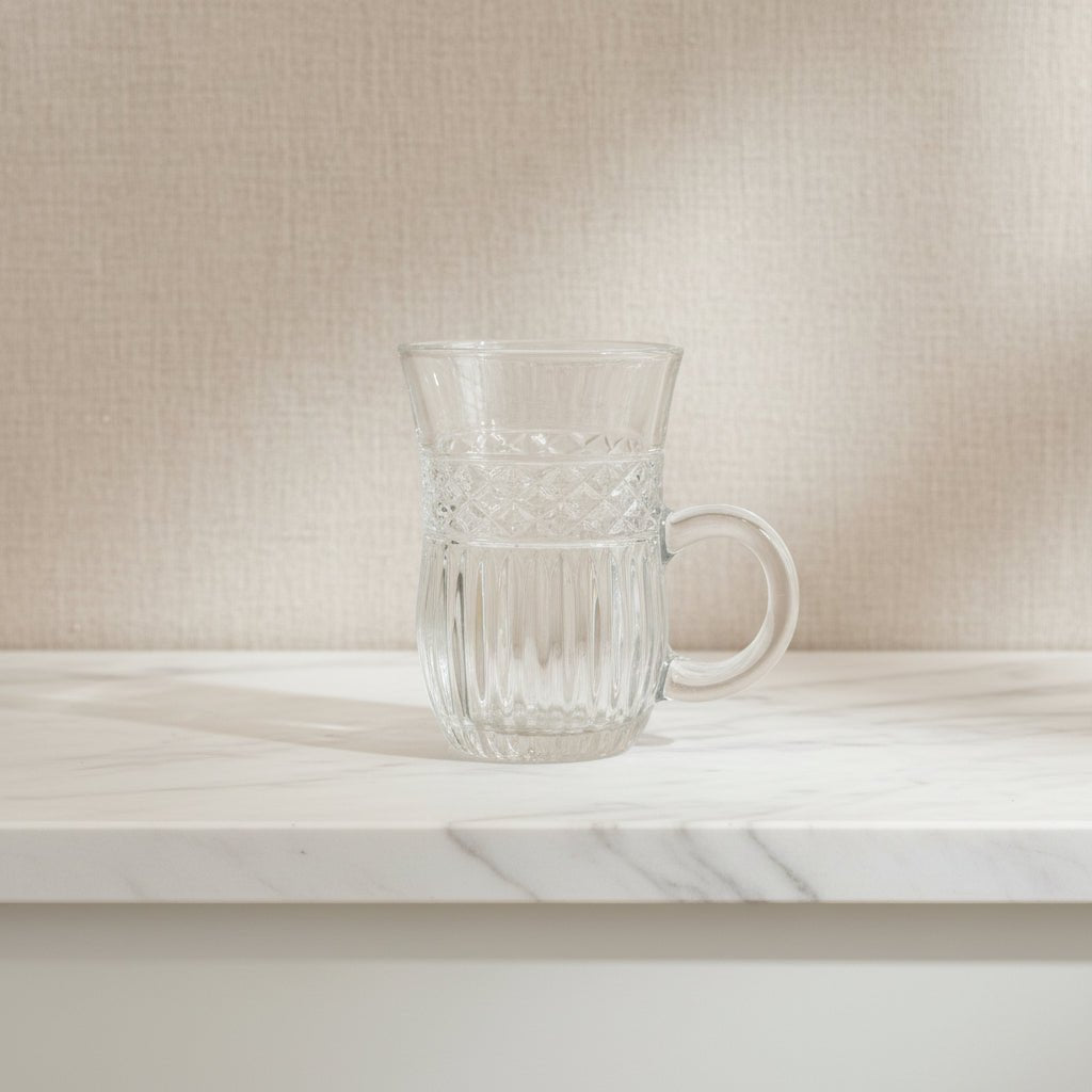 Aysima - Glaskrussæt - 145 ml | Glas | Transparent | 6 stk. | 2 varianter - Løven Home