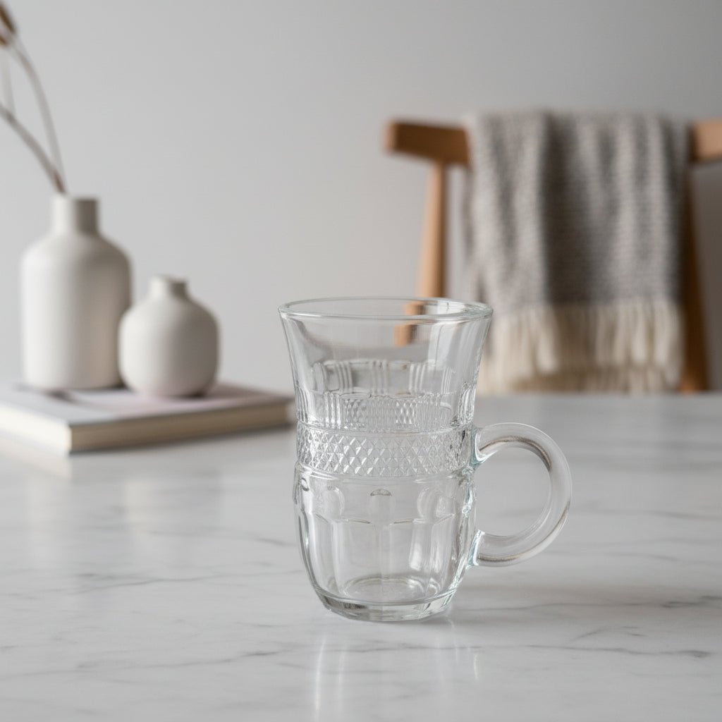 Aysima - Glaskrussæt - 145 ml | Glas | Transparent | 6 stk. | 2 varianter - Løven Home