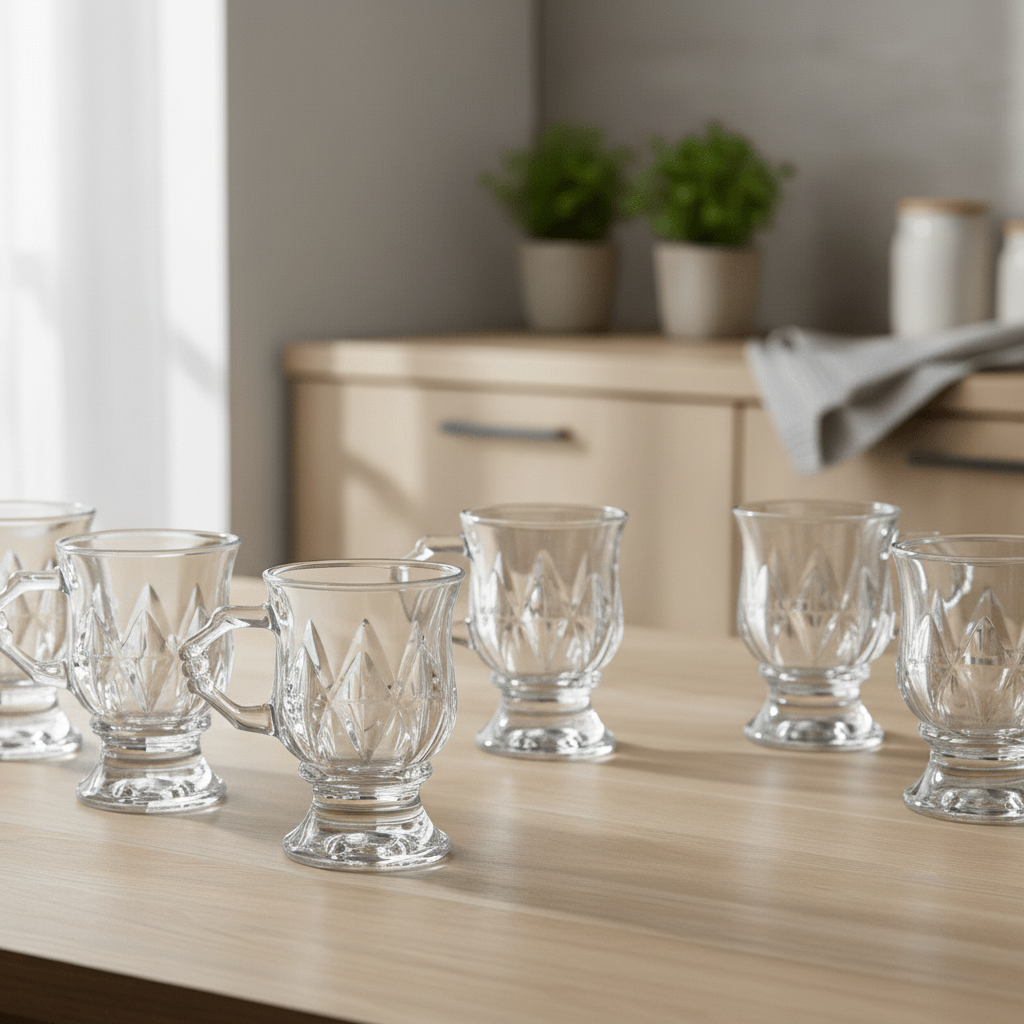Aysima Glaskrussæt 6 stk. - 130 ml - Løven Home