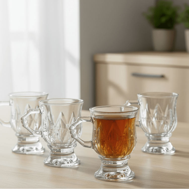 Aysima Glaskrussæt 6 stk. - 130 ml - Løven Home