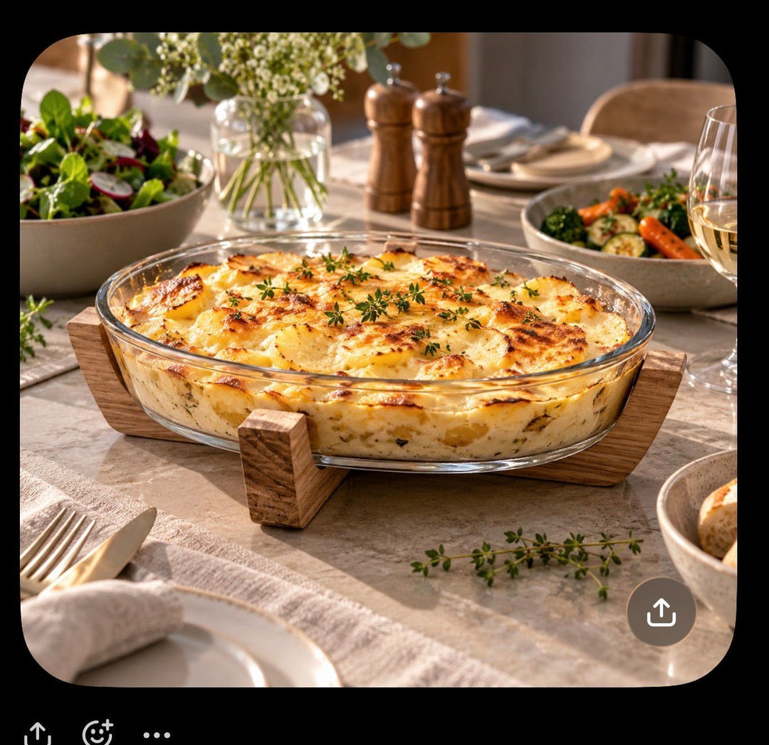Bavary Oval Glasskål – 23 × 16,5 cm | 600 ml - Løven Home
