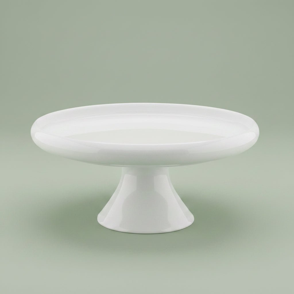 Belicia kagefad i porcelæn (30,5 x 14 cm) - Hvid - Løven Home