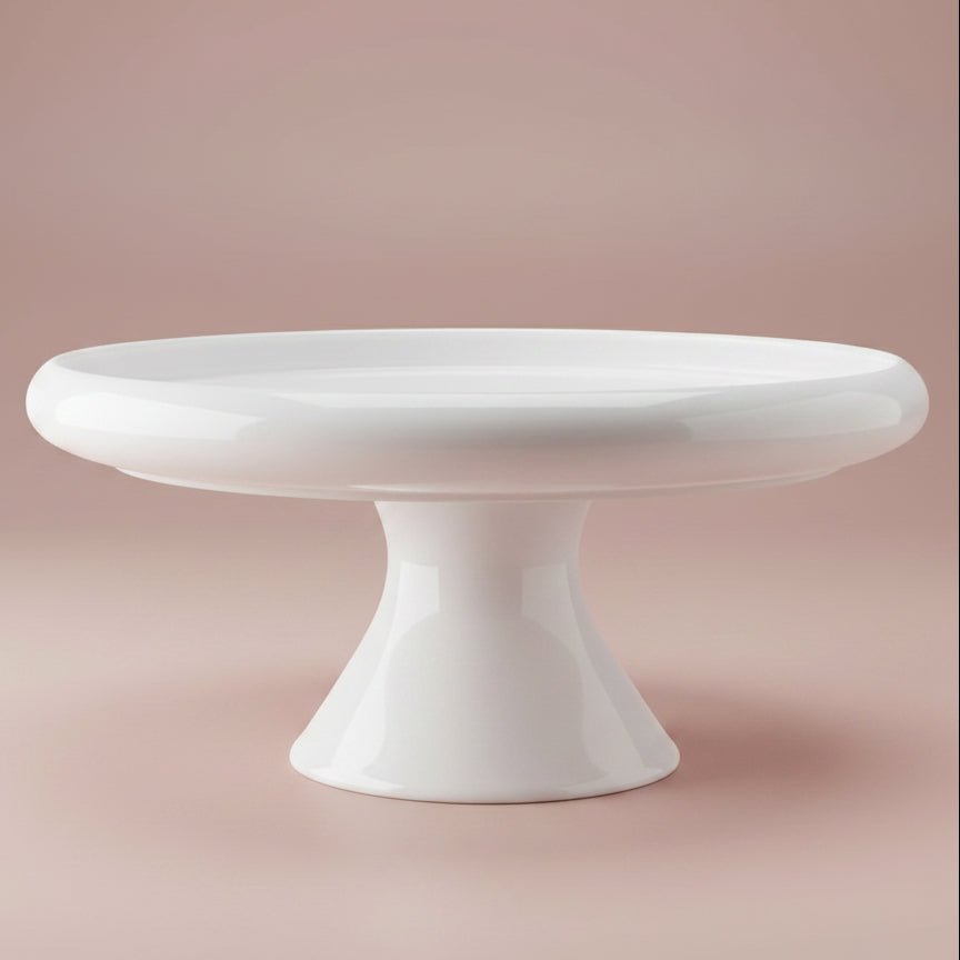 Belicia kagefad i porcelæn (30,5 x 14 cm) - Hvid - Løven Home