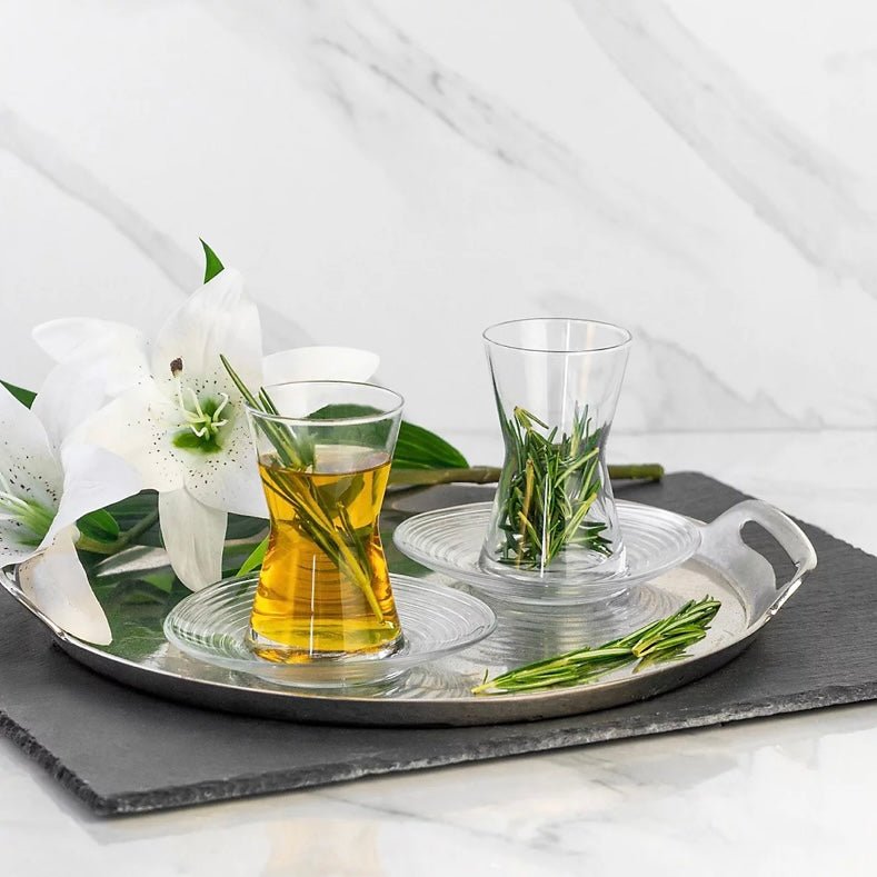 Bølget Teunderkoppesæt 6 stk. 13 cm - LAV Derin - Løven Home