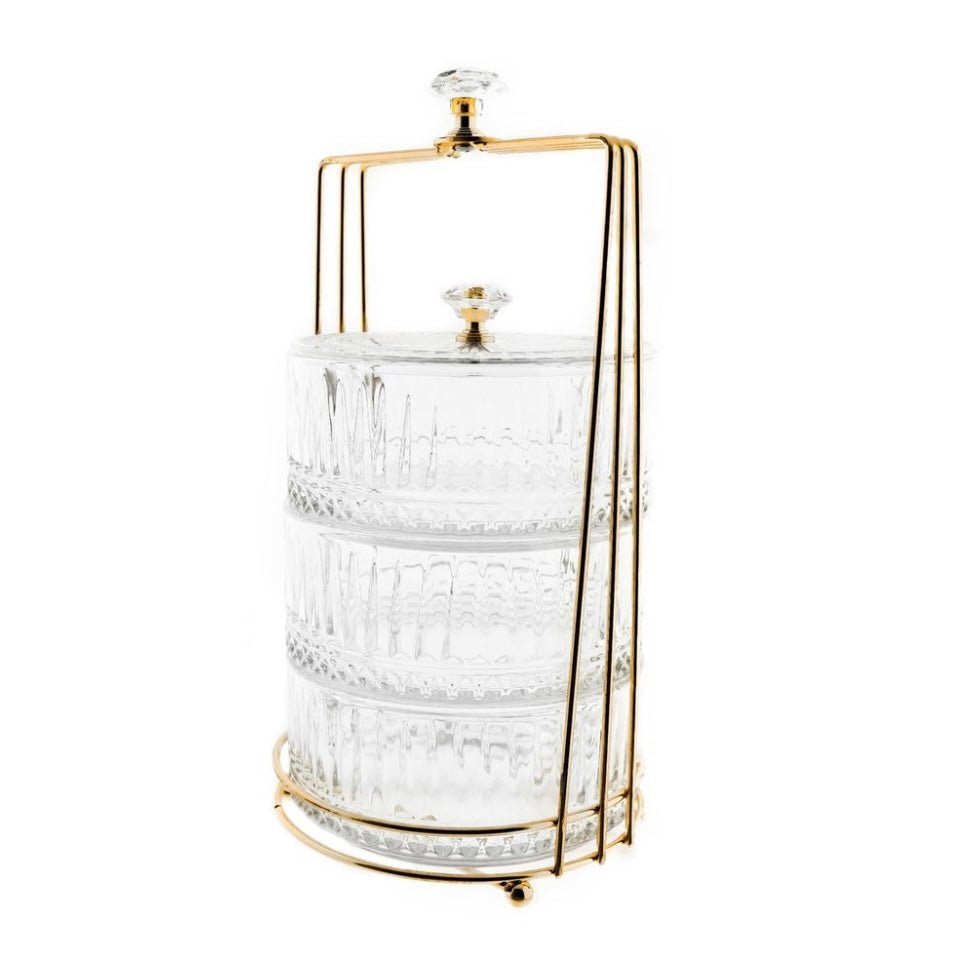 Bonbonniere 3 - etager m/låg 5 dele - Almina - Løven Home