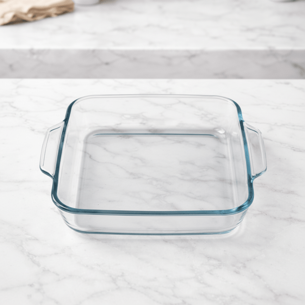 Borcam - Kvadratisk Ovnfast Fad – 1600 ml | Borosilikatglas - Løven Home