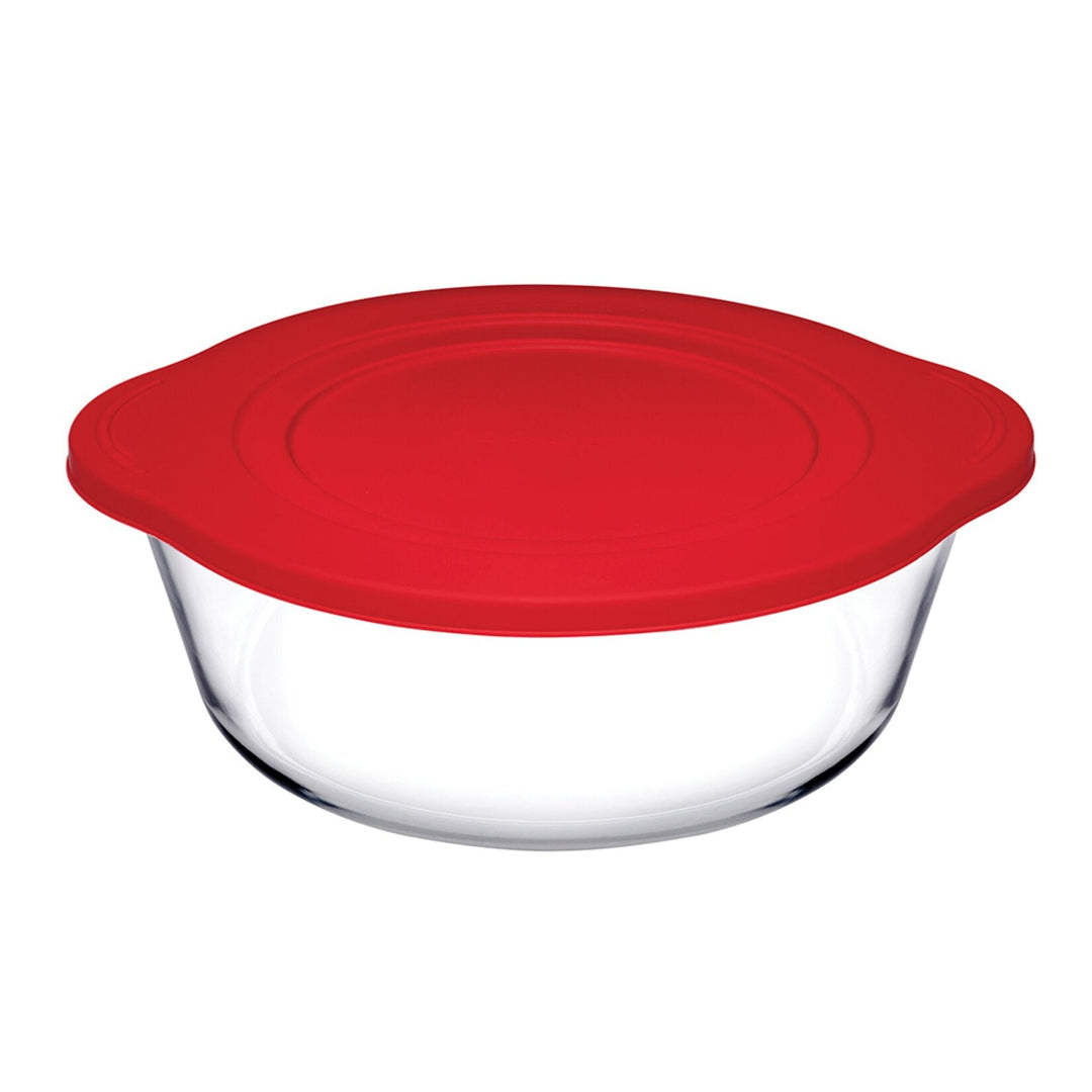 Borcam Rund Ovnfast Glasform m/Låg 0,8 L - Løven Home