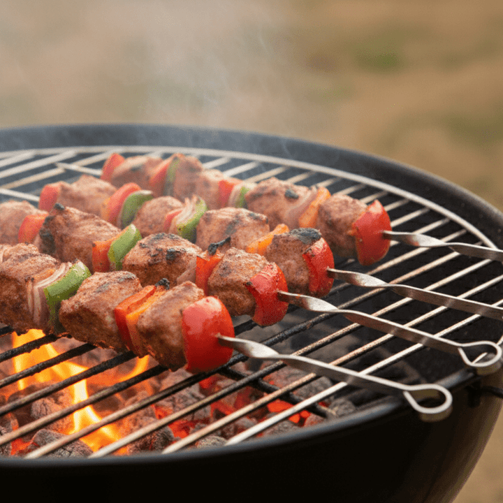 Brede Joy grillspyd i rustfrit stål 6 stk. - 60 cm - Løven Home