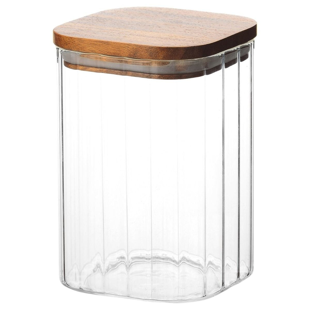 Bricard - Acacia Opbevaringsglas - 10x10x15 cm, 1,2 L - Løven Home