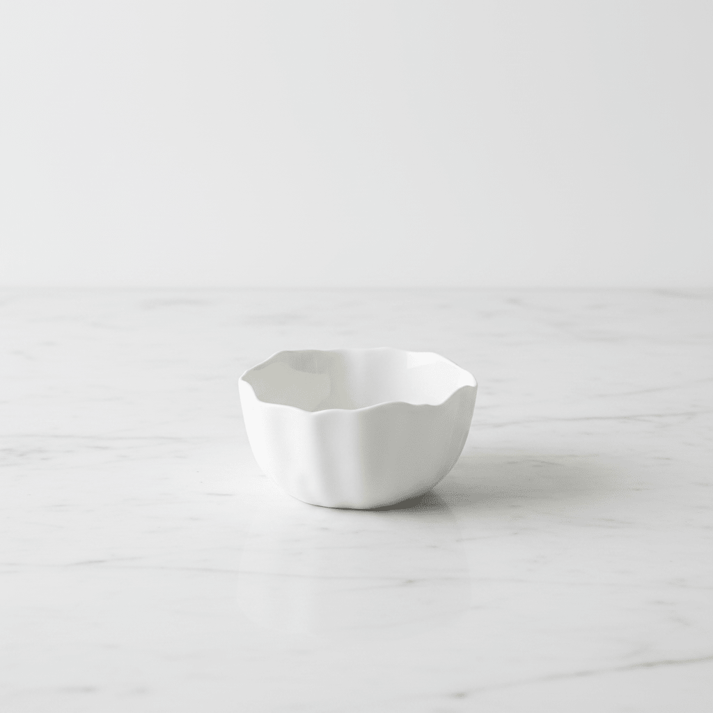 Bricard Angles white-snack skål 6 - stk - Løven Home