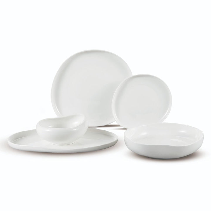 BRICARD BARLES PORCELÆNSSÆT | HVID 25 DELE - 6 PERSONER - Løven Home