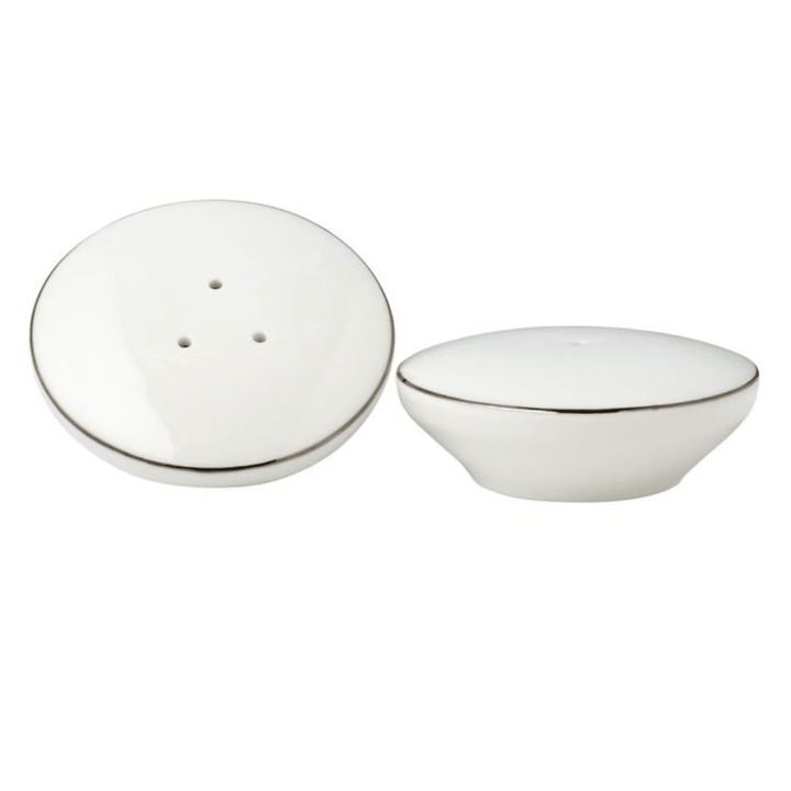 Bricard Canet Hvid/Sølv Porcelænssæt 27 dele - 6 personer - Løven Home