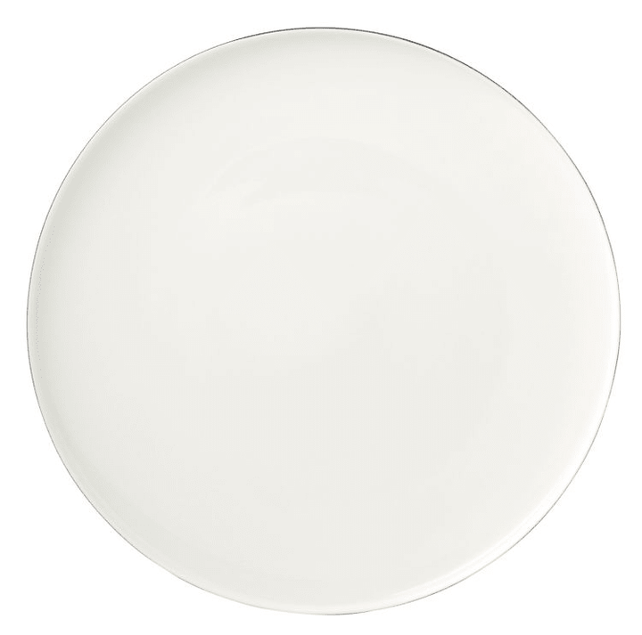 Bricard Canet Hvid/Sølv Porcelænssæt 27 dele - 6 personer - Løven Home