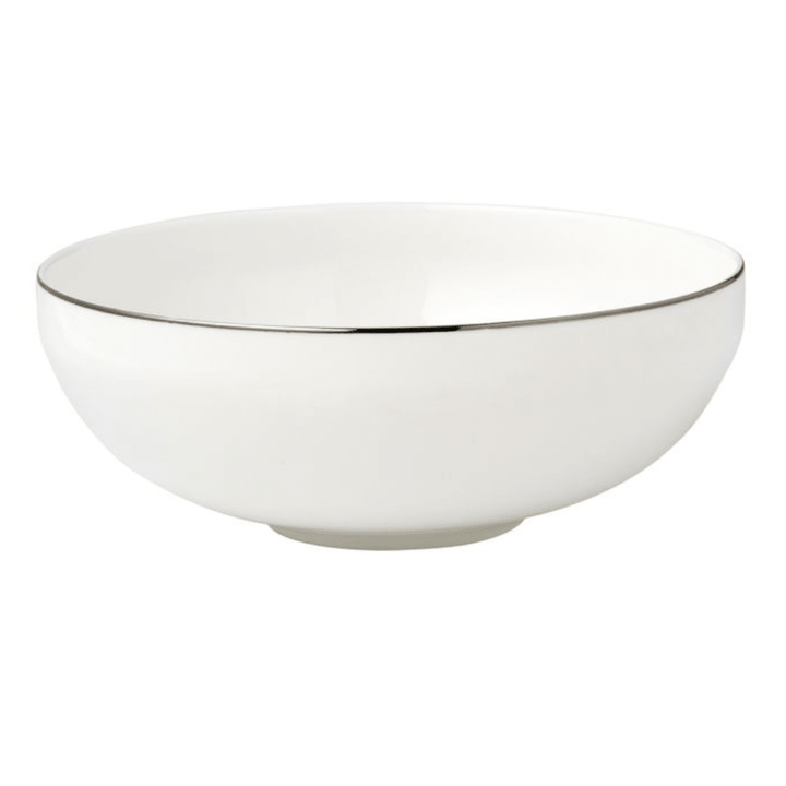 Bricard Canet Hvid/Sølv Porcelænssæt 27 dele - 6 personer - Løven Home