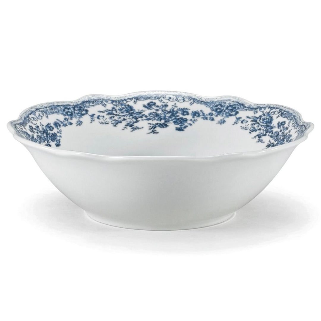 Bricard Fleury - Porcelæn tallerkensæt - 25 Dele | 6 Personer | Blå - Løven Home