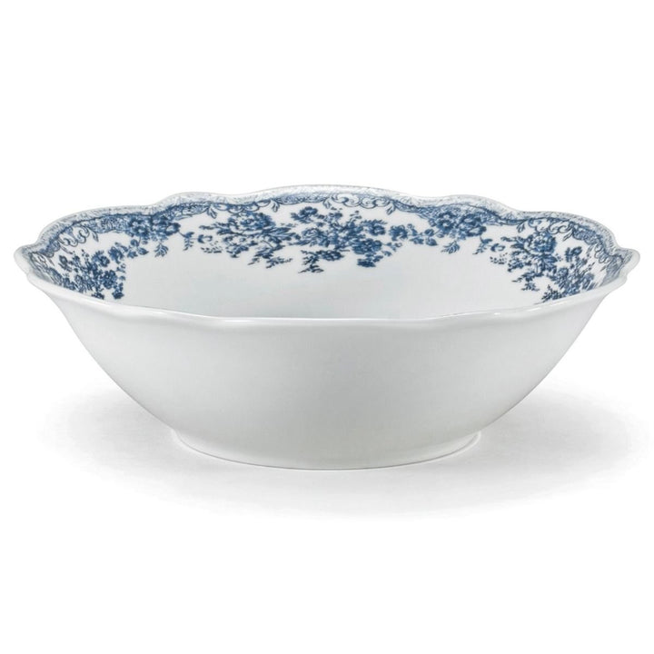 Bricard Fleury - Porcelæn tallerkensæt - 25 Dele | 6 Personer | Blå - Løven Home
