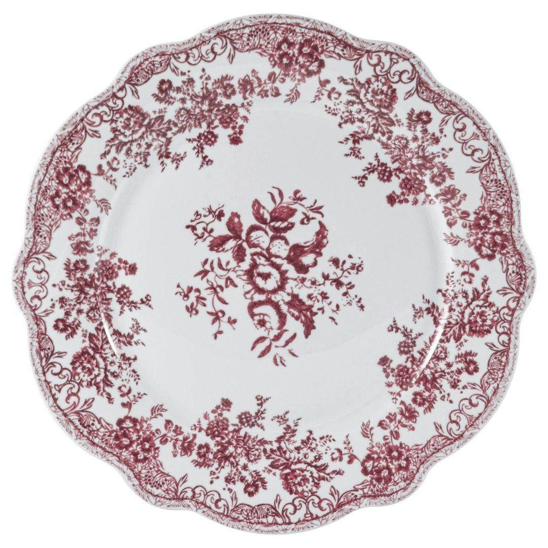 Bricard Fleury - Porcelæn tallerkensæt - 25 Dele | 6 Personer | Pink - Løven Home