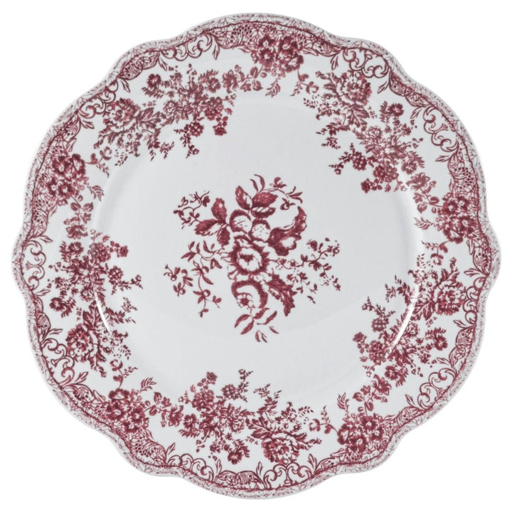 Bricard Fleury - Porcelæn tallerkensæt - 25 Dele | 6 Personer | Pink - Løven Home