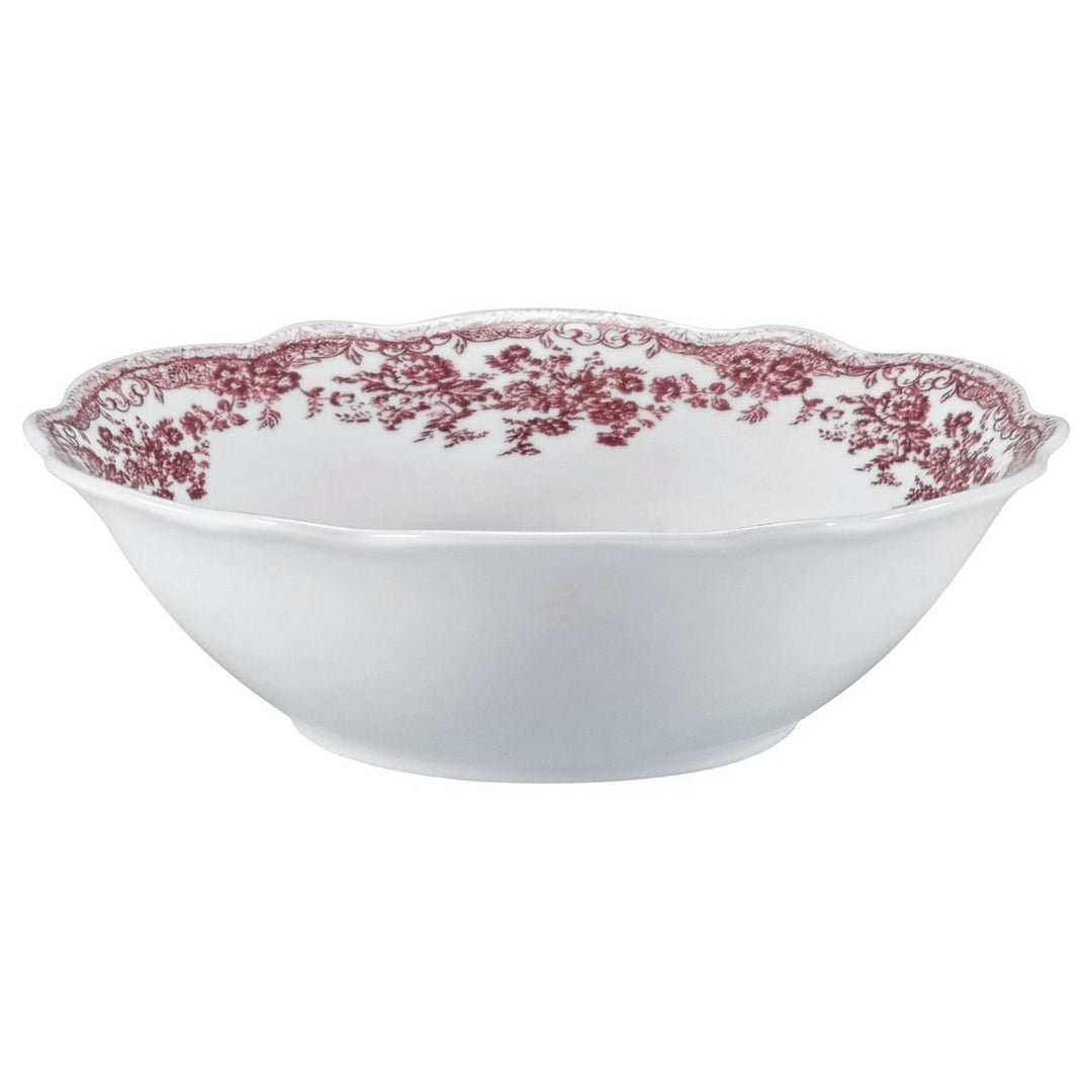 Bricard Fleury - Porcelæn tallerkensæt - 25 Dele | 6 Personer | Pink - Løven Home