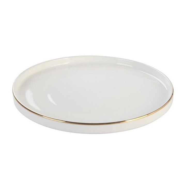 Bricard Lunel Porcelænssæt 27 dele - 6 personer Hvid/Guld - Løven Home