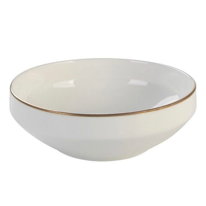 Bricard Lunel Porcelænssæt 27 dele - 6 personer Hvid/Guld - Løven Home