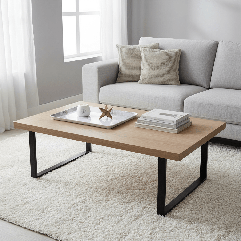 Bricard - Melamin Serveringsbakke Marmor look - 42x31 cm - Løven Home