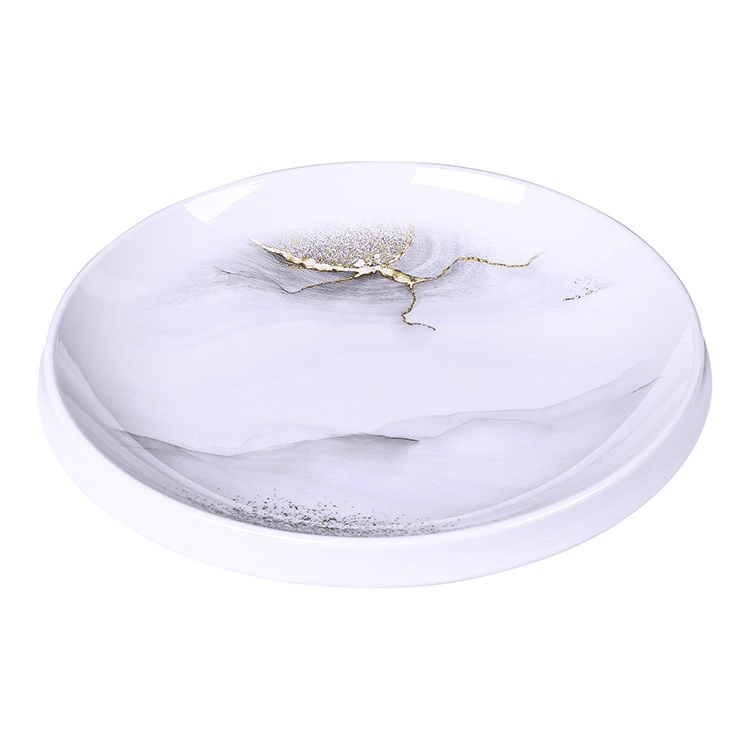 Bricard Melamin Serveringsskål Marmor Look 30 cm - Løven Home