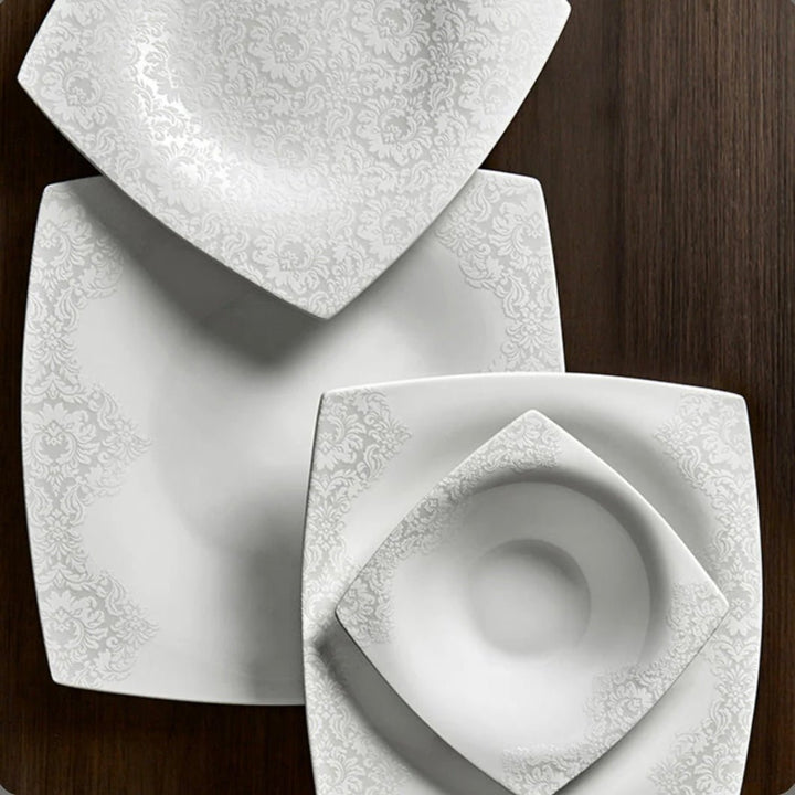 Bricard Mønstret Porcelænssæt 25 dele Cannes - Løven Home