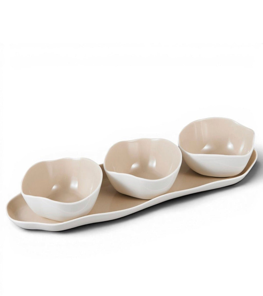 BRICARD porcelæn- snacskål - 4 stk sæt - Løven Home
