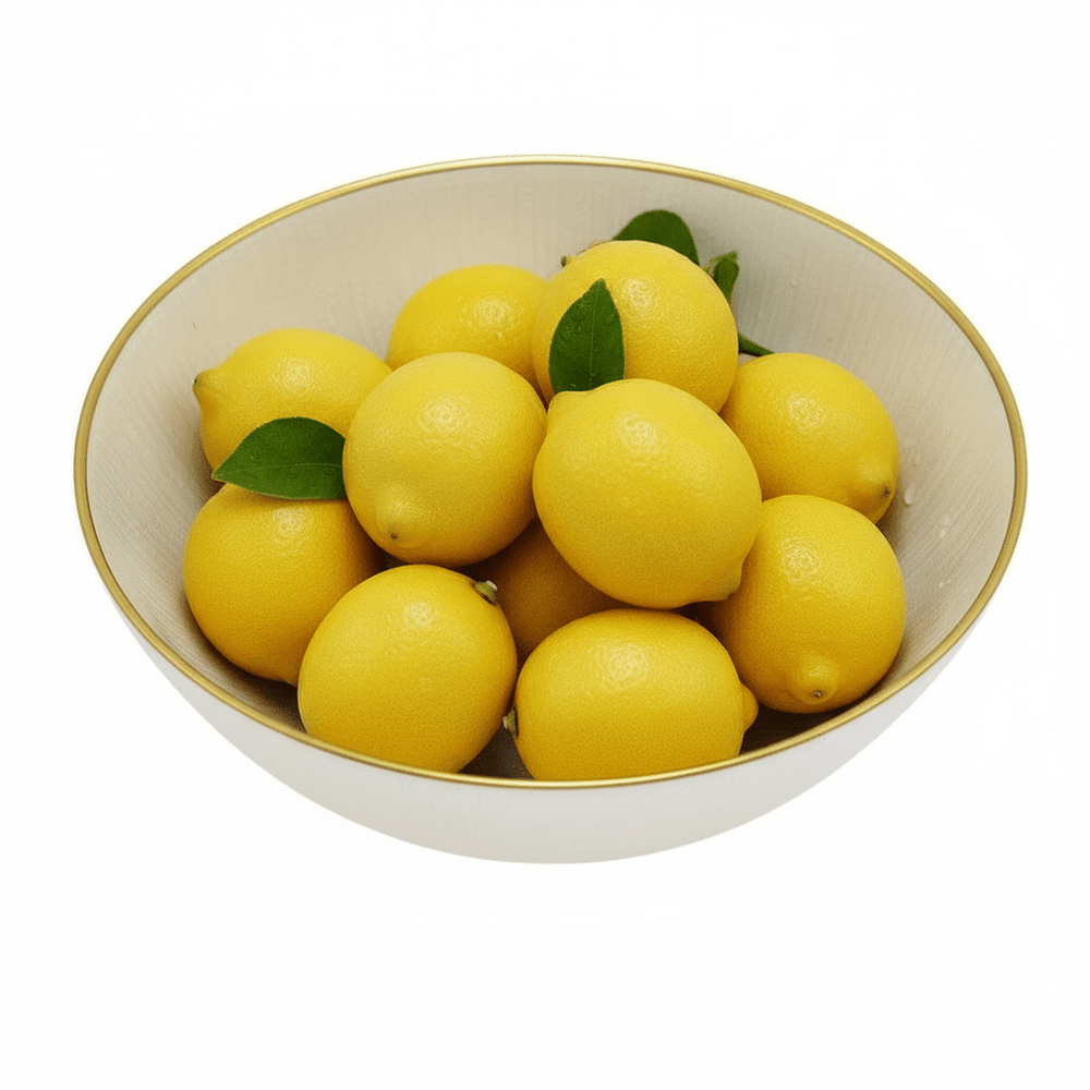 Bricard Rexy Glasskål - Perlemor m/Guldkant - 21 cm - Løven Home