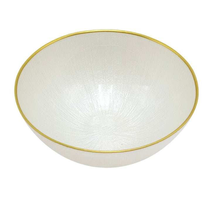 Bricard Rexy Glasskål - Perlemor m/Guldkant - 21 cm - Løven Home