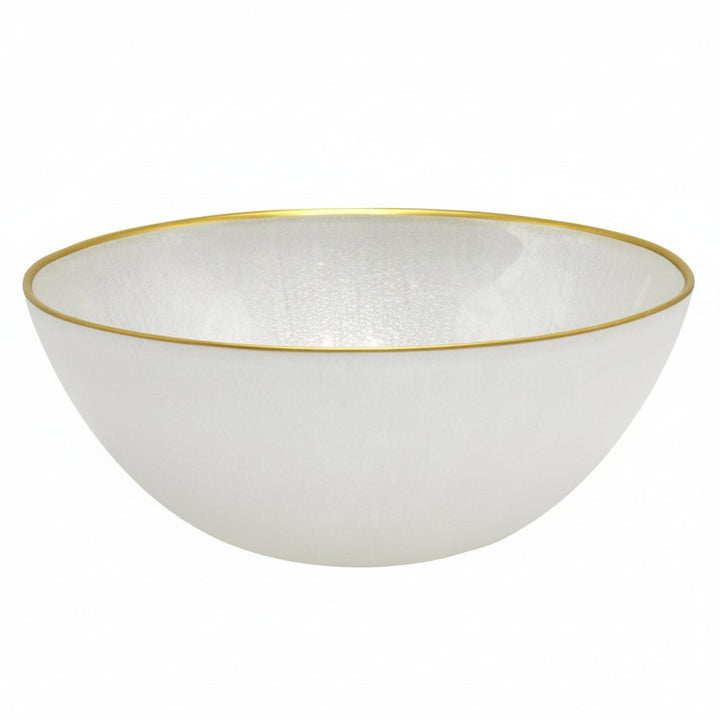 Bricard Rexy Glasskål - Perlemor m/Guldkant - 21 cm - Løven Home