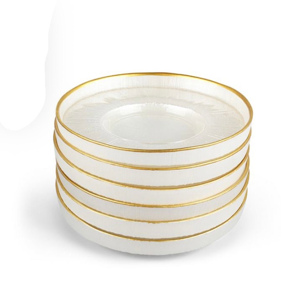 Bricard Rexy Underkoppesæt 6 stk. - Perlemor/Guld - 12 cm - Løven Home