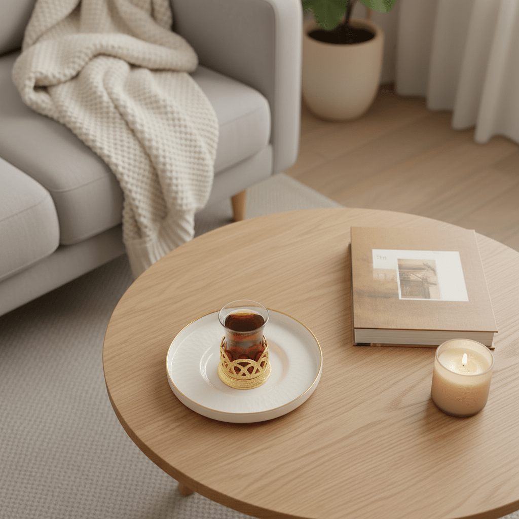 Bricard Rexy Underkoppesæt 6 stk. - Perlemor/Guld - 12 cm - Løven Home