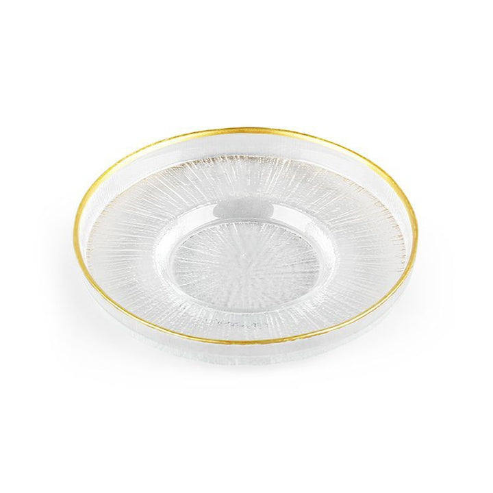 Bricard Rexy Underkoppesæt 6 stk. - Transparent/Guld - 12 cm - Løven Home