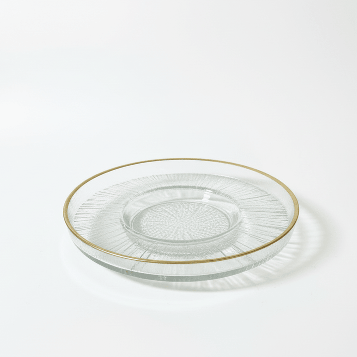 Bricard Rexy Underkoppesæt 6 stk. - Transparent/Guld - 12 cm - Løven Home