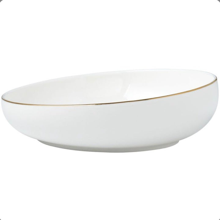 Bricard Talance Hvid/Guld Porcelænssæt 27 dele - 6 personer - Løven Home