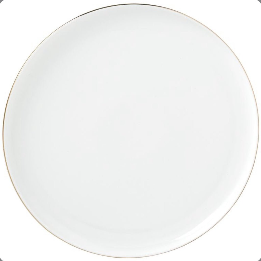 Bricard Talance Hvid/Guld Porcelænssæt 27 dele - 6 personer - Løven Home