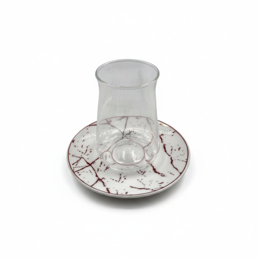 Bricard Teglassæt 18 dele - Rosaguld - Løven Home