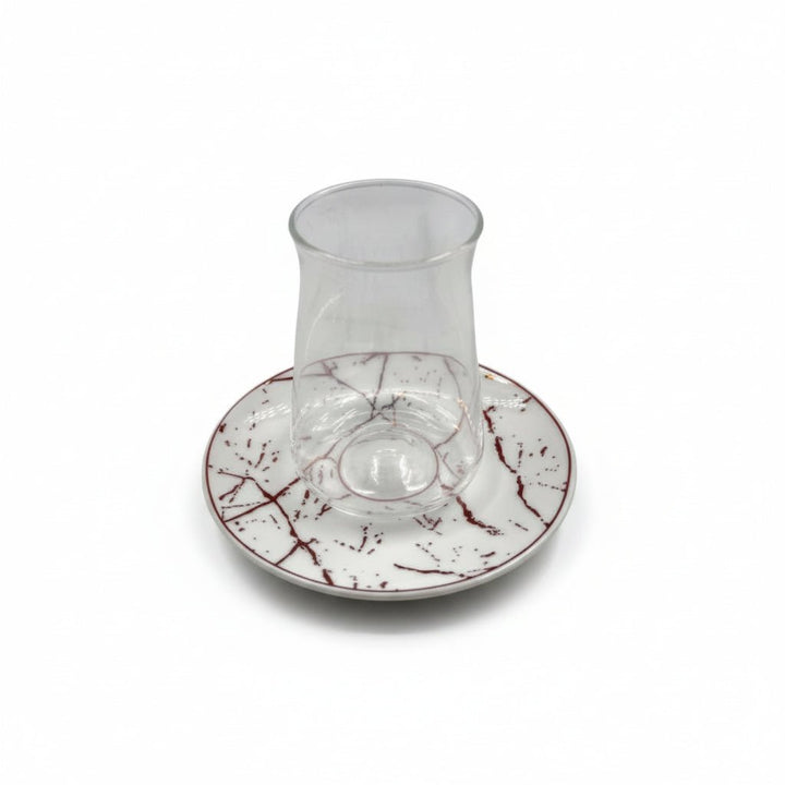 Bricard Teglassæt 18 dele - Rosaguld - Løven Home