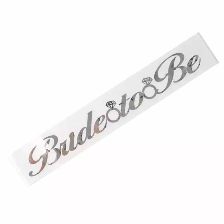 'Bride To Be' Skråbånd/Skærf - 3 Farver - Løven Home