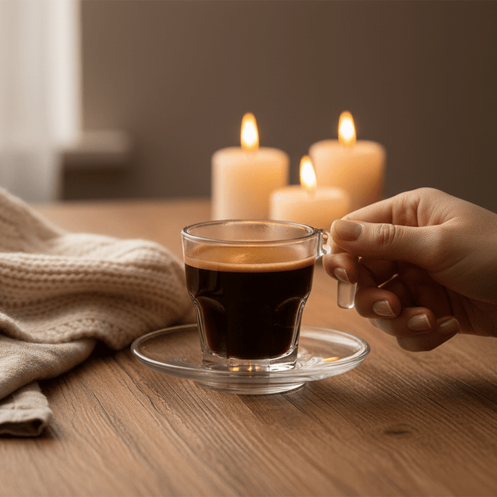 Casablanca Espresso - Sæt 12 Dele - 6 Personer - Løven Home