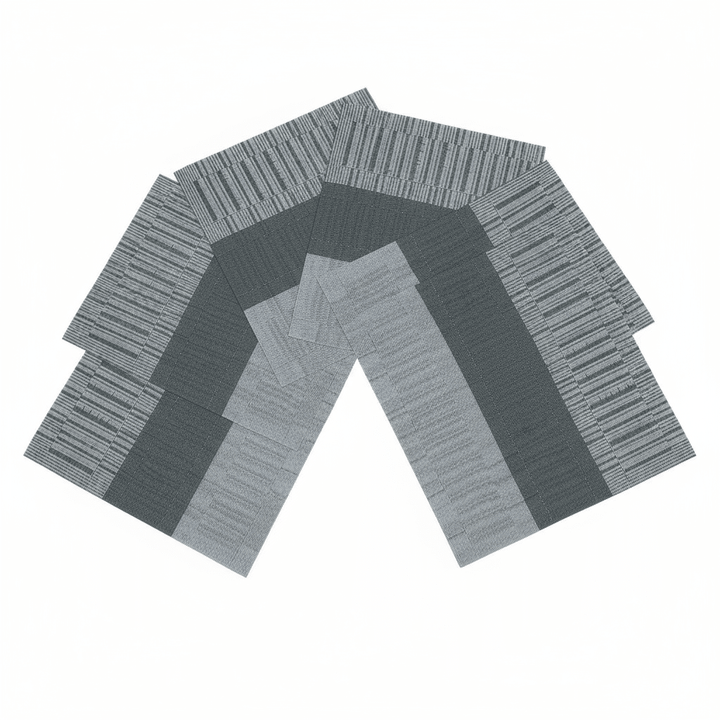 Cinar Dækkeservietter Antracitgrå 6 STK. 30x45 CM - Løven Home