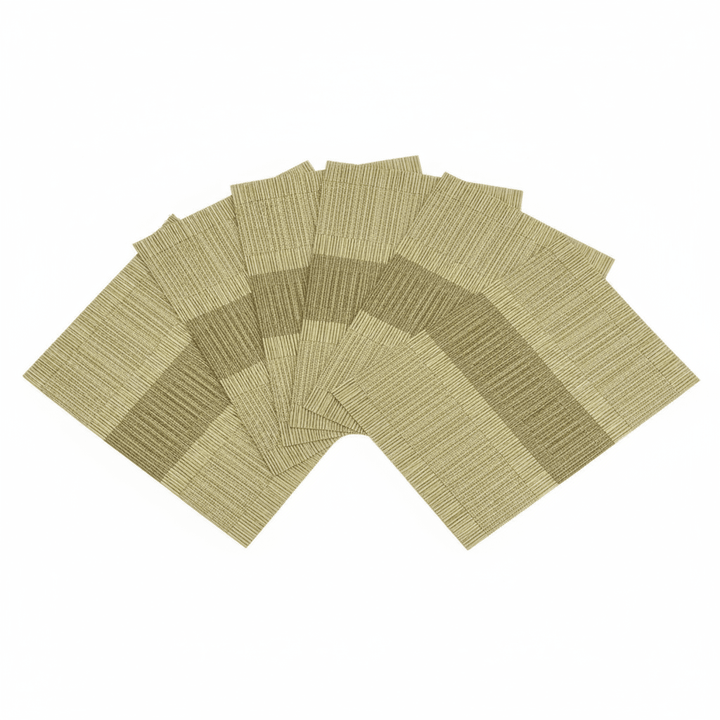 Cinar Dækkeservietter Guld/Beige 6 STK. 30x45 CM - Løven Home