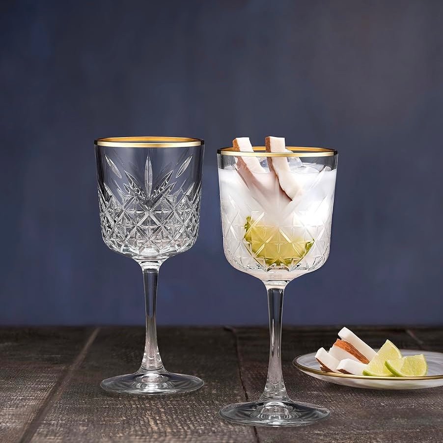 Cocktailglas m/Guldkant - Pasabahce Timeless Golden Touch - Løven Home