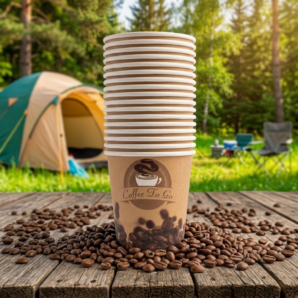Coffee To Go - Engangskopper/Papkrus - 300 ml | 50 stk. - Løven Home