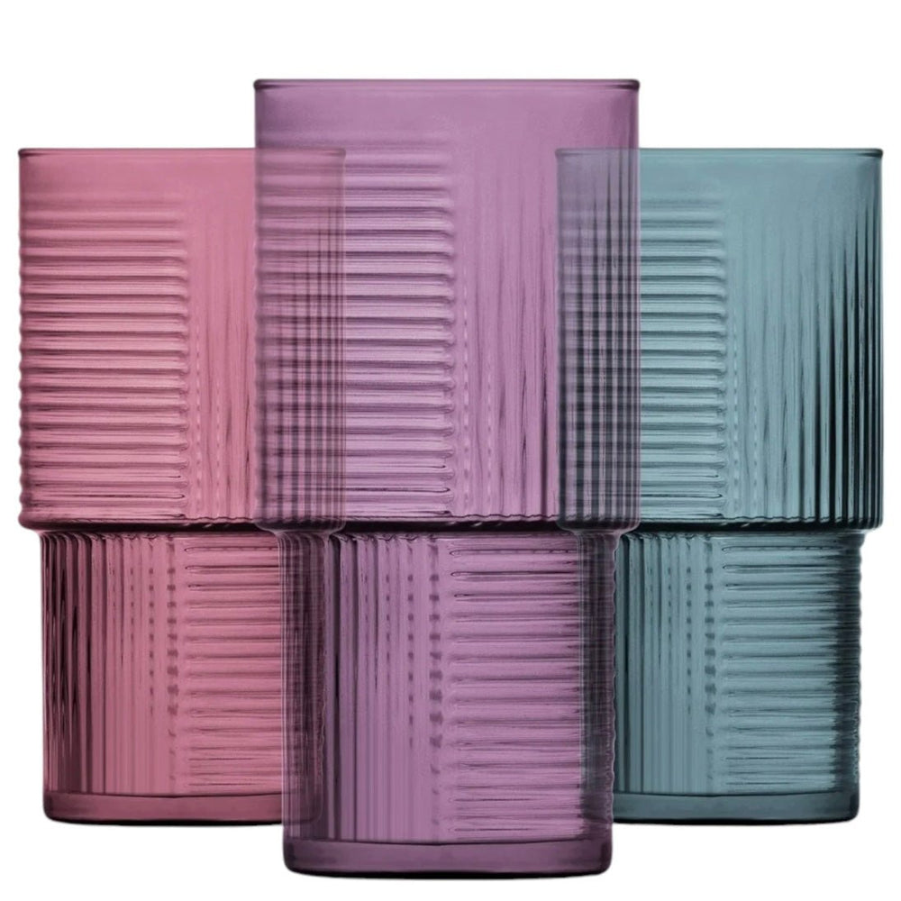 Coral Helen Drikkeglassæt 400 ml. 3 stk. - LAV - Løven Home